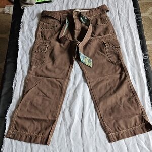 DKNY Brown Jeans With Tie Belt